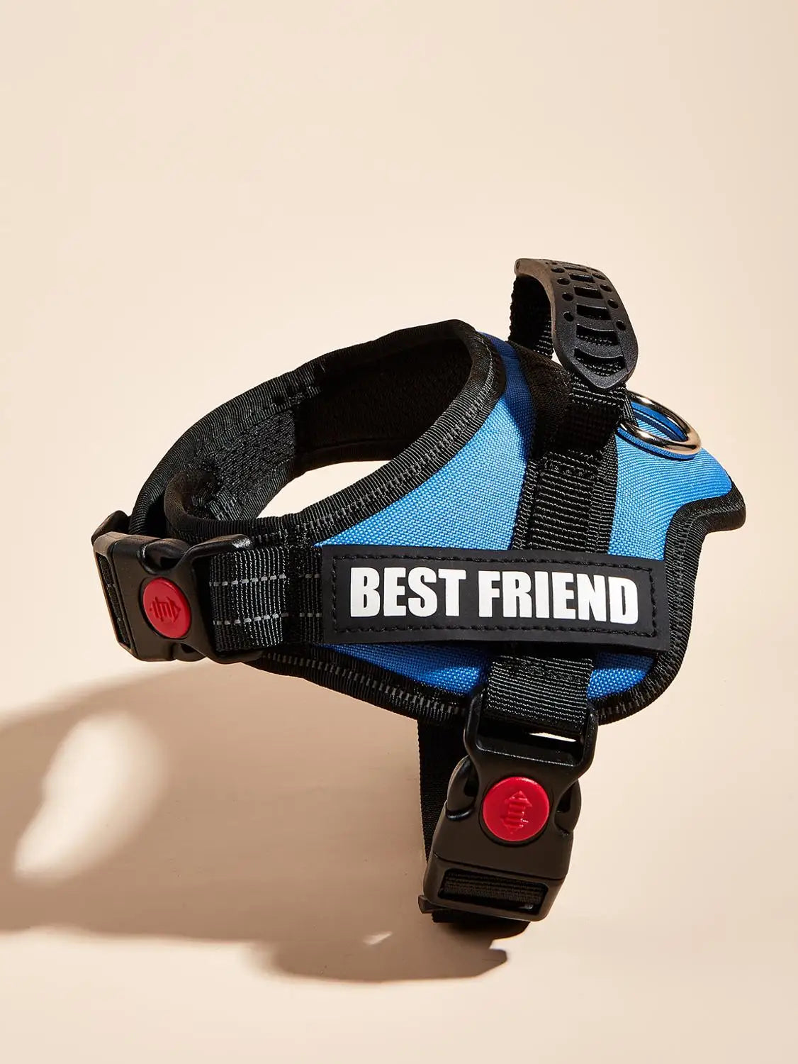 DOG FAVORS Colorful Dog Harness Vest Customizable Tags Reflective Dog Collar No Pull Safe Training Walking Dog Climbing