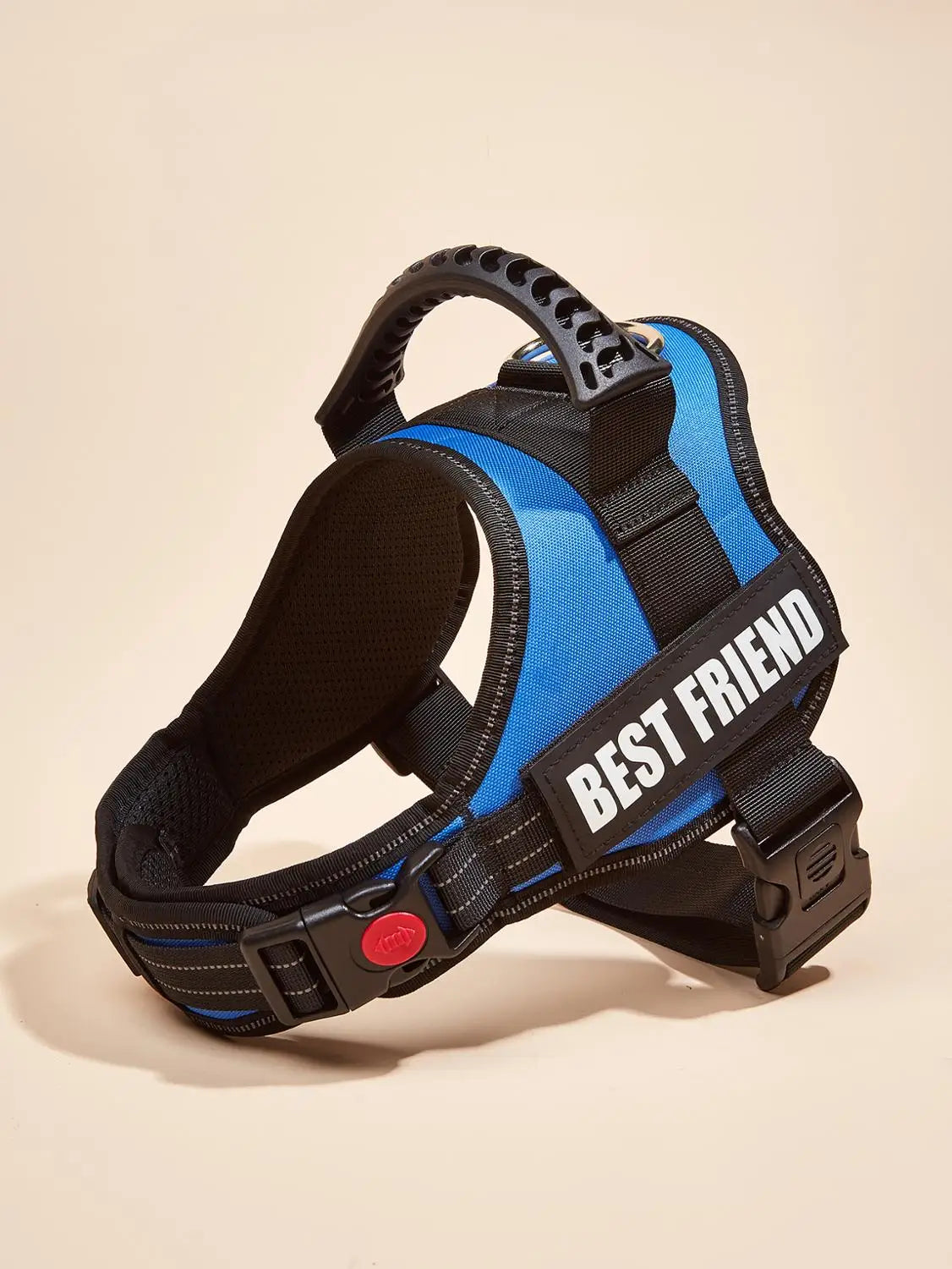 DOG FAVORS Colorful Dog Harness Vest Customizable Tags Reflective Dog Collar No Pull Safe Training Walking Dog Climbing