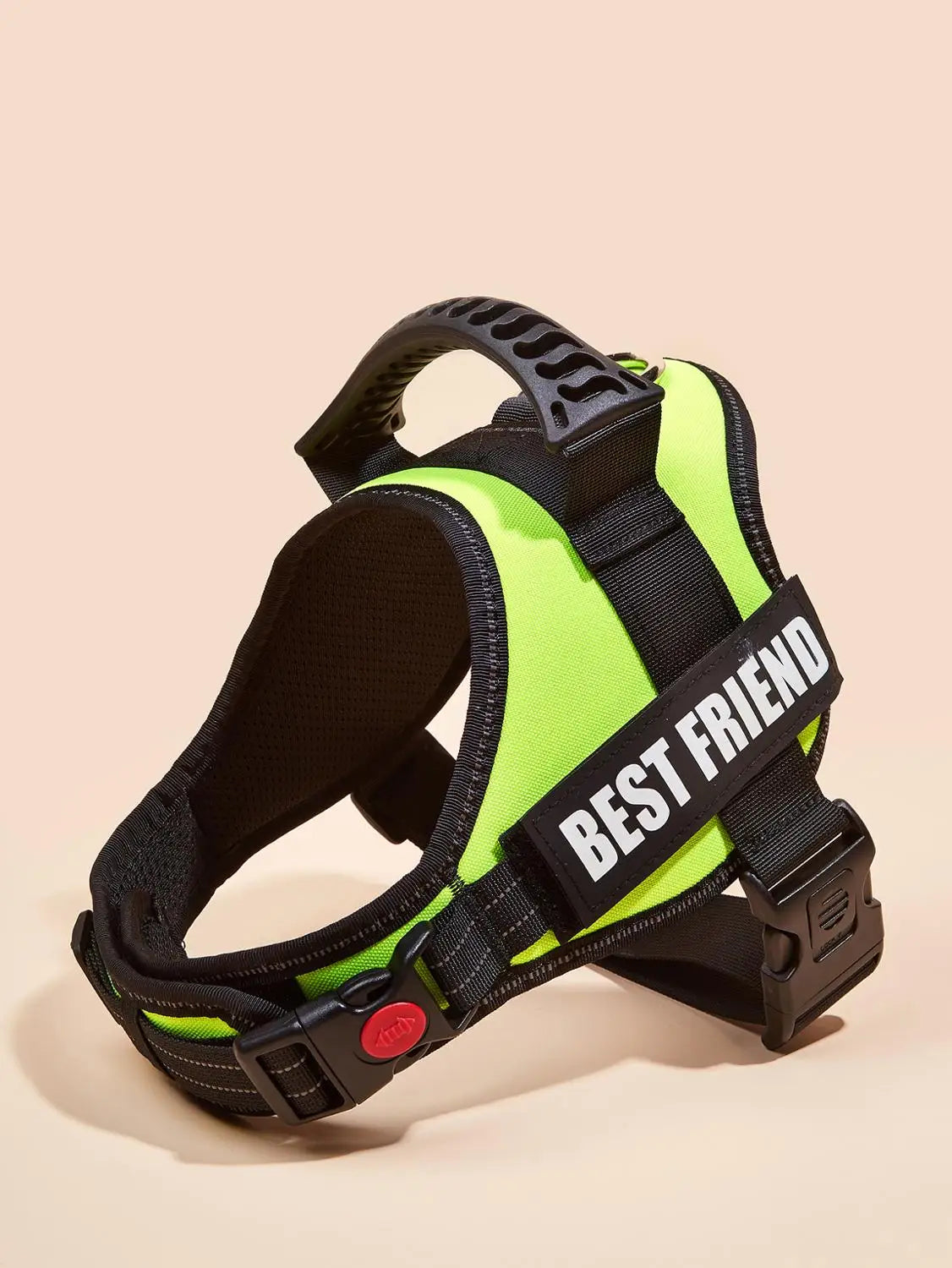 DOG FAVORS Colorful Dog Harness Vest Customizable Tags Reflective Dog Collar No Pull Safe Training Walking Dog Climbing