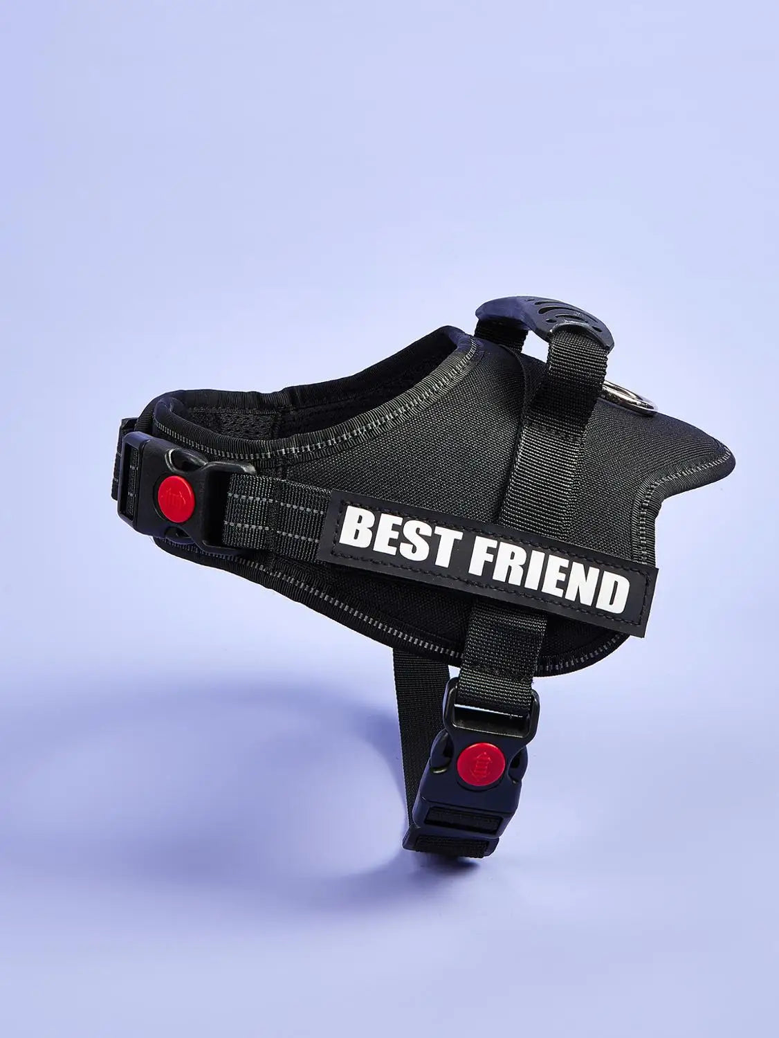 DOG FAVORS Colorful Dog Harness Vest Customizable Tags Reflective Dog Collar No Pull Safe Training Walking Dog Climbing