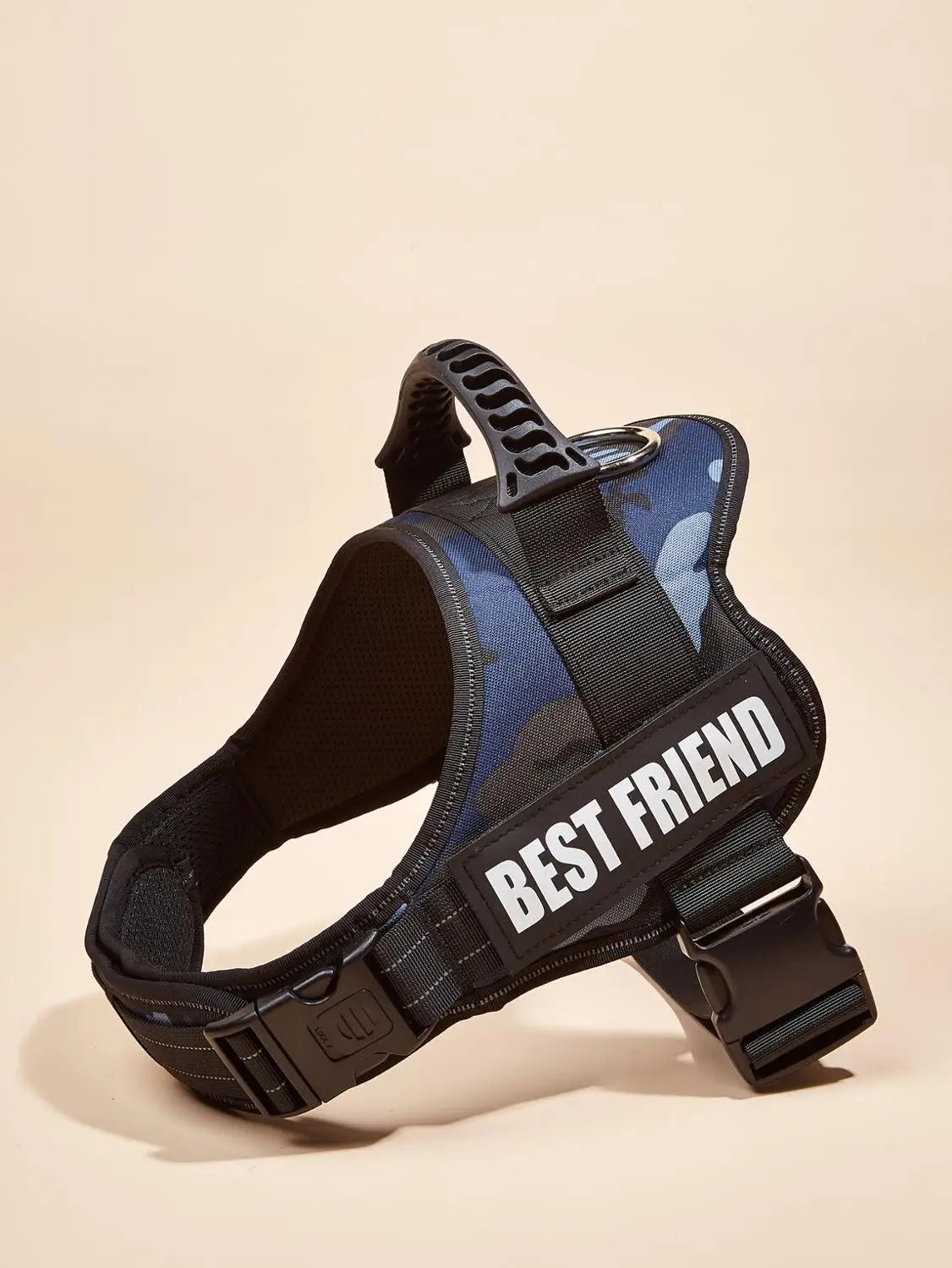 DOG FAVORS Colorful Dog Harness Vest Customizable Tags Reflective Dog Collar No Pull Safe Training Walking Dog Climbing