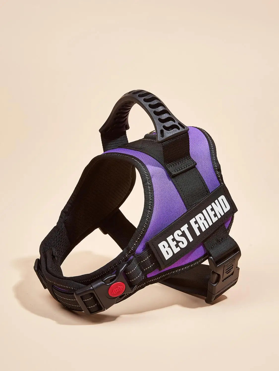 DOG FAVORS Colorful Dog Harness Vest Customizable Tags Reflective Dog Collar No Pull Safe Training Walking Dog Climbing