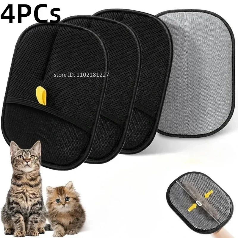 Pet hair removal Cleaning set, steamy massaging hair removal/cleaning brush