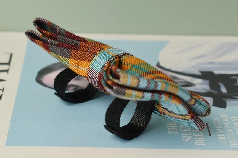 High Quality Custom Design Logo Cotton Pet Accessories Personalized Dog Collar Leashes Harness Bow Set Manufacturers Grid13-02