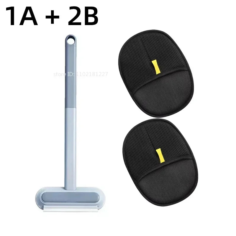 Pet hair removal Cleaning set, steamy massaging hair removal/cleaning brush