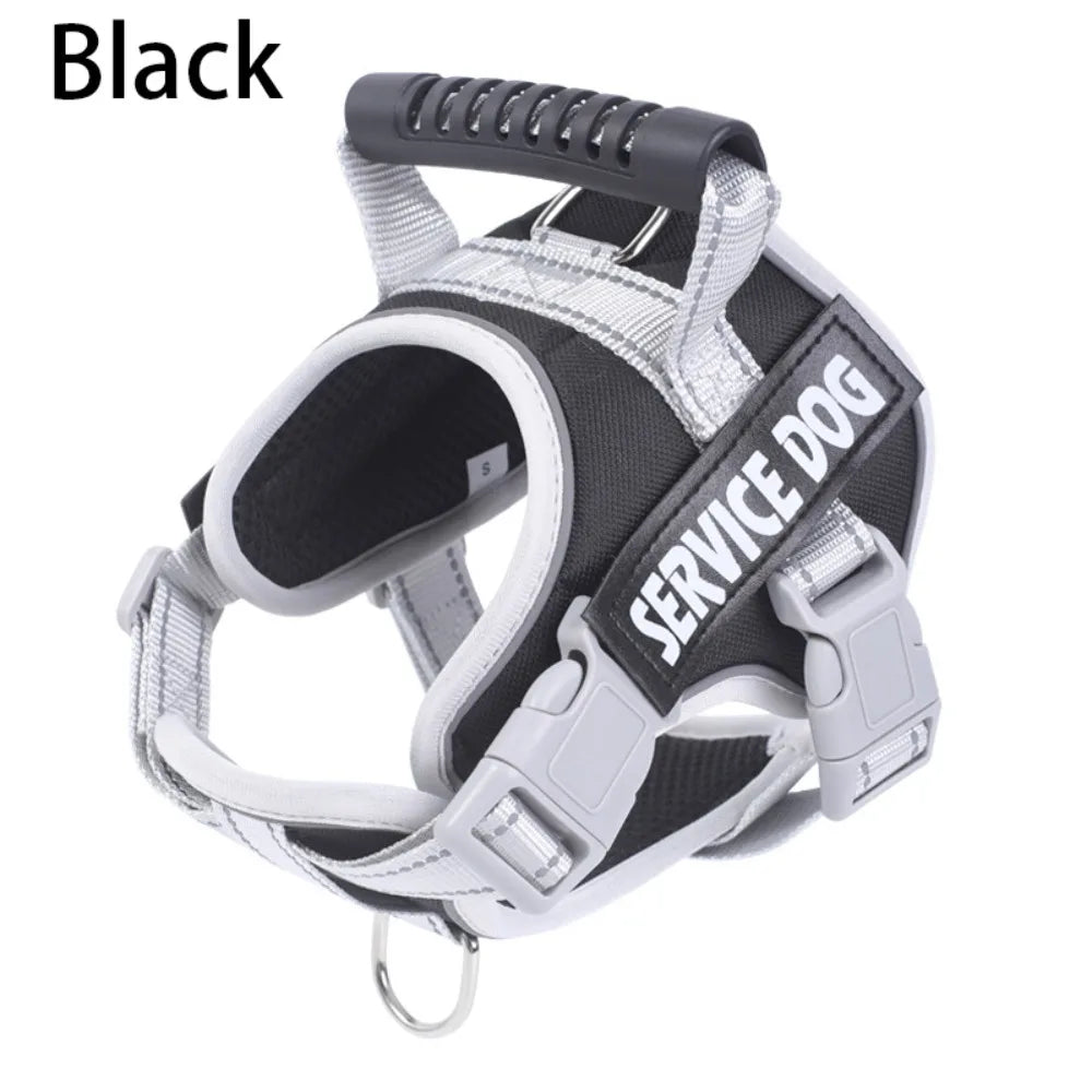 Puppy Accessories Adjustable Dog Harness Reflective Leash Set Adjustable Harness Service Dog Harness All Breeds