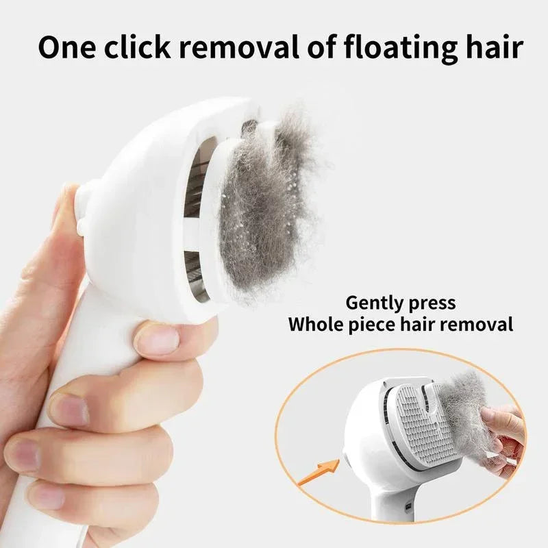 Pet hair removal Cleaning set, steamy massaging hair removal/cleaning brush