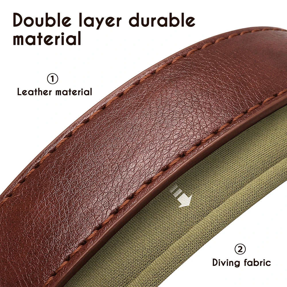 Customized Leather Dog Collar. Free Engraving.