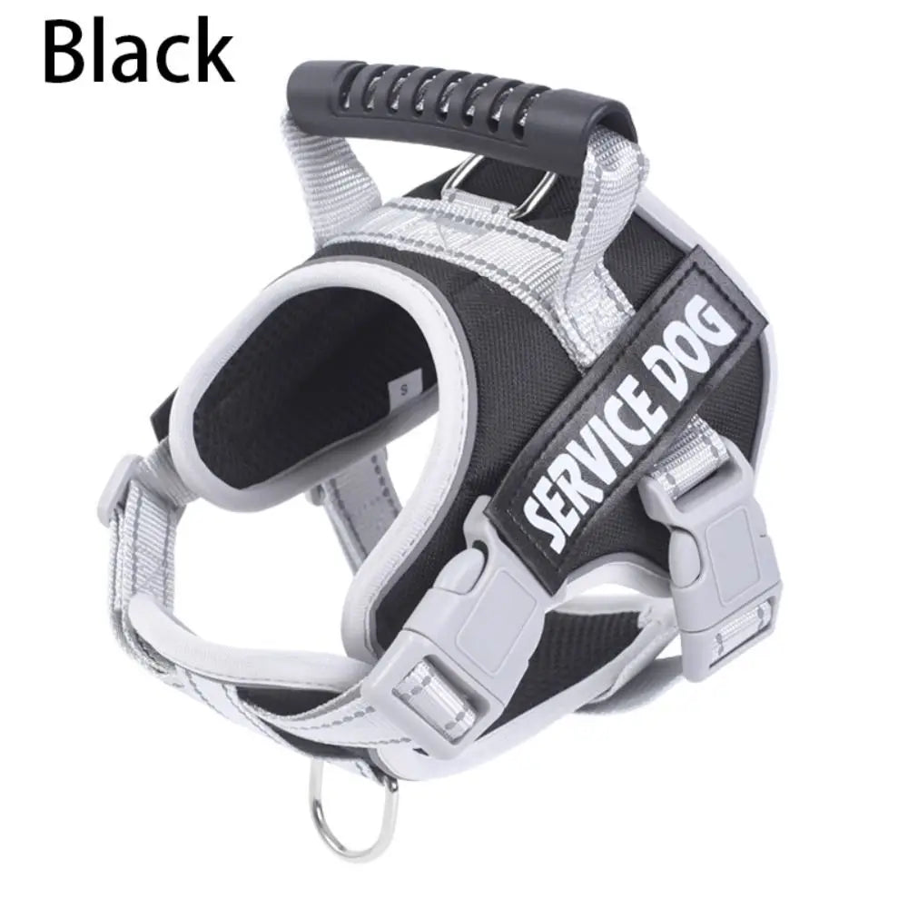 Puppy Accessories Adjustable Dog Harness Reflective Leash Set Adjustable Harness Service Dog Harness All Breeds