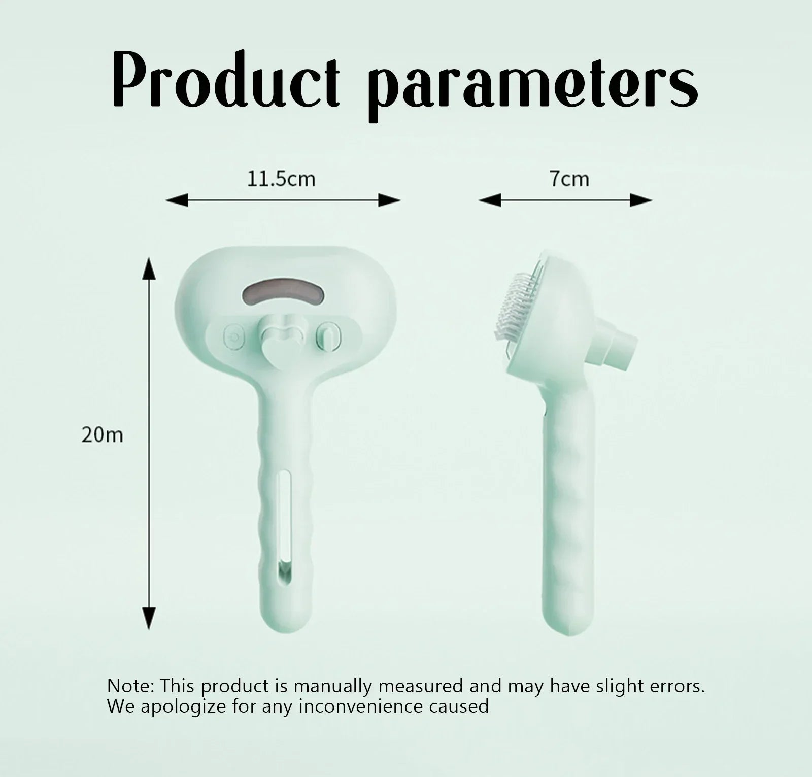 Pet hair removal Cleaning set, steamy massaging hair removal/cleaning brush