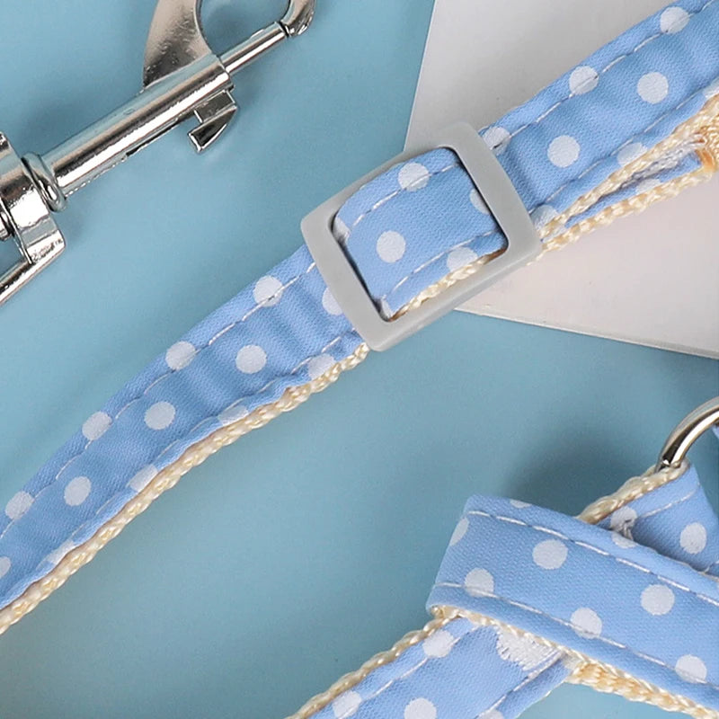 Dog Harness for Samll Medium Large Dogs Fashion Bow Puppy Harness Outdoor Walking Rope Pet Cat Harness Chihuahua Pet Supplies