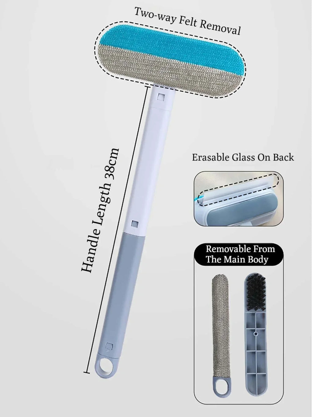 Pet hair removal Cleaning set, steamy massaging hair removal/cleaning brush