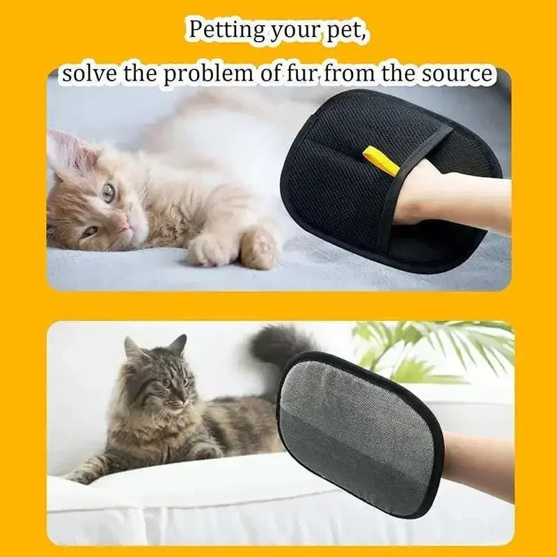 Pet hair removal Cleaning set, steamy massaging hair removal/cleaning brush