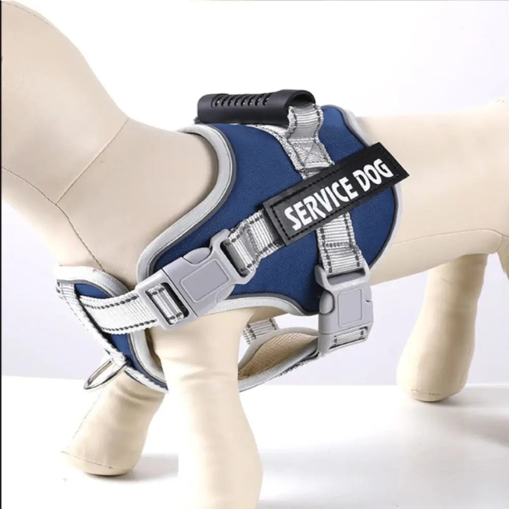 Puppy Accessories Adjustable Dog Harness Reflective Leash Set Adjustable Harness Service Dog Harness All Breeds